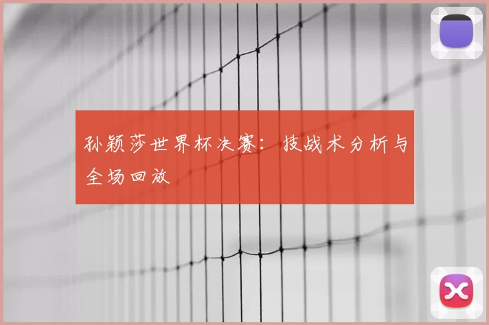 孙颖莎世界杯决赛：技战术分析与全场回放