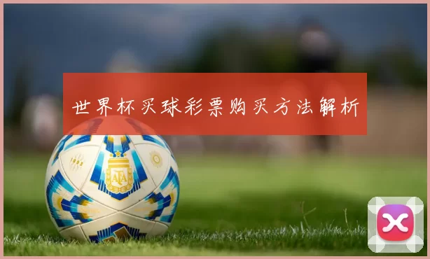 世界杯买球彩票购买方法解析
