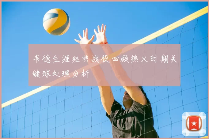 韦德生涯经典战役回顾热火时期关键球处理分析
